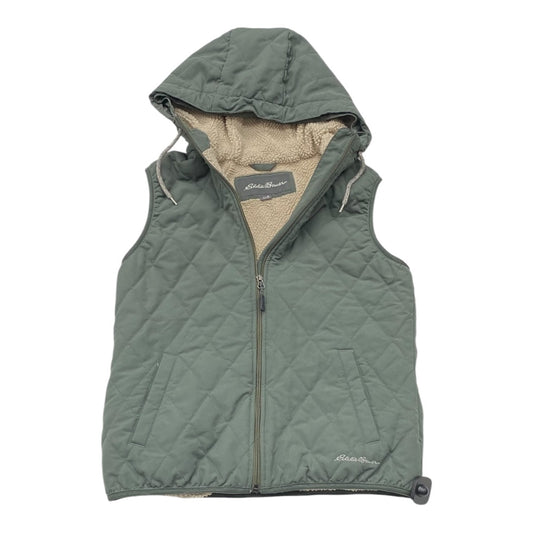 Vest Fleece By Eddie Bauer In Green, Size:M