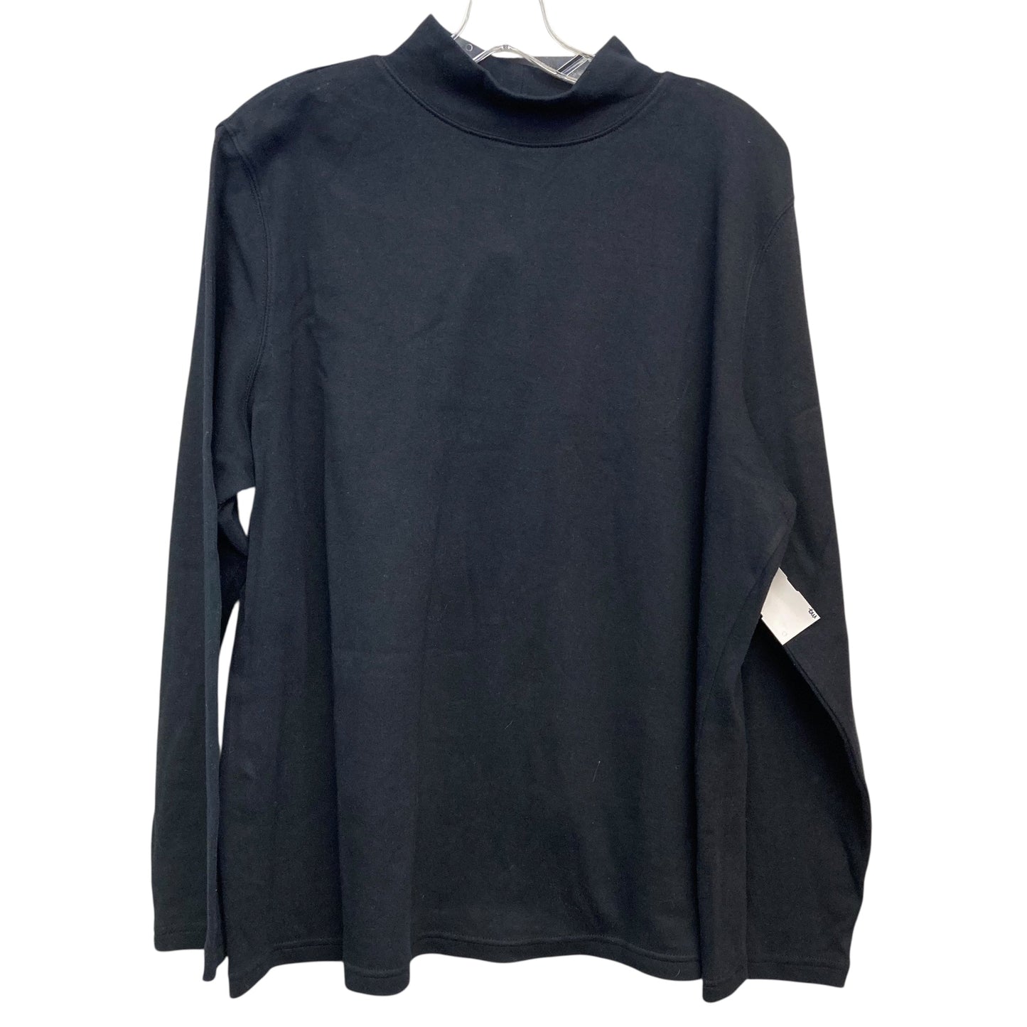 Top Ls By Karen Scott In Black, Size:1X