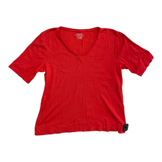 Top Ss Basic By Chicos In Red, Size:M