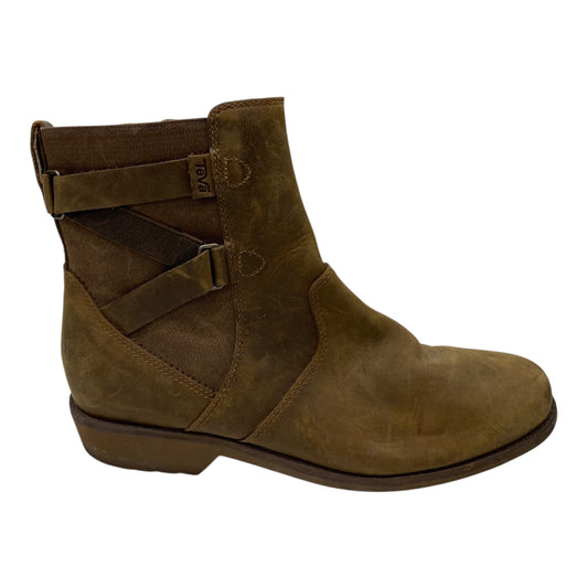 Boots Leather By Teva In Tan, Size:9