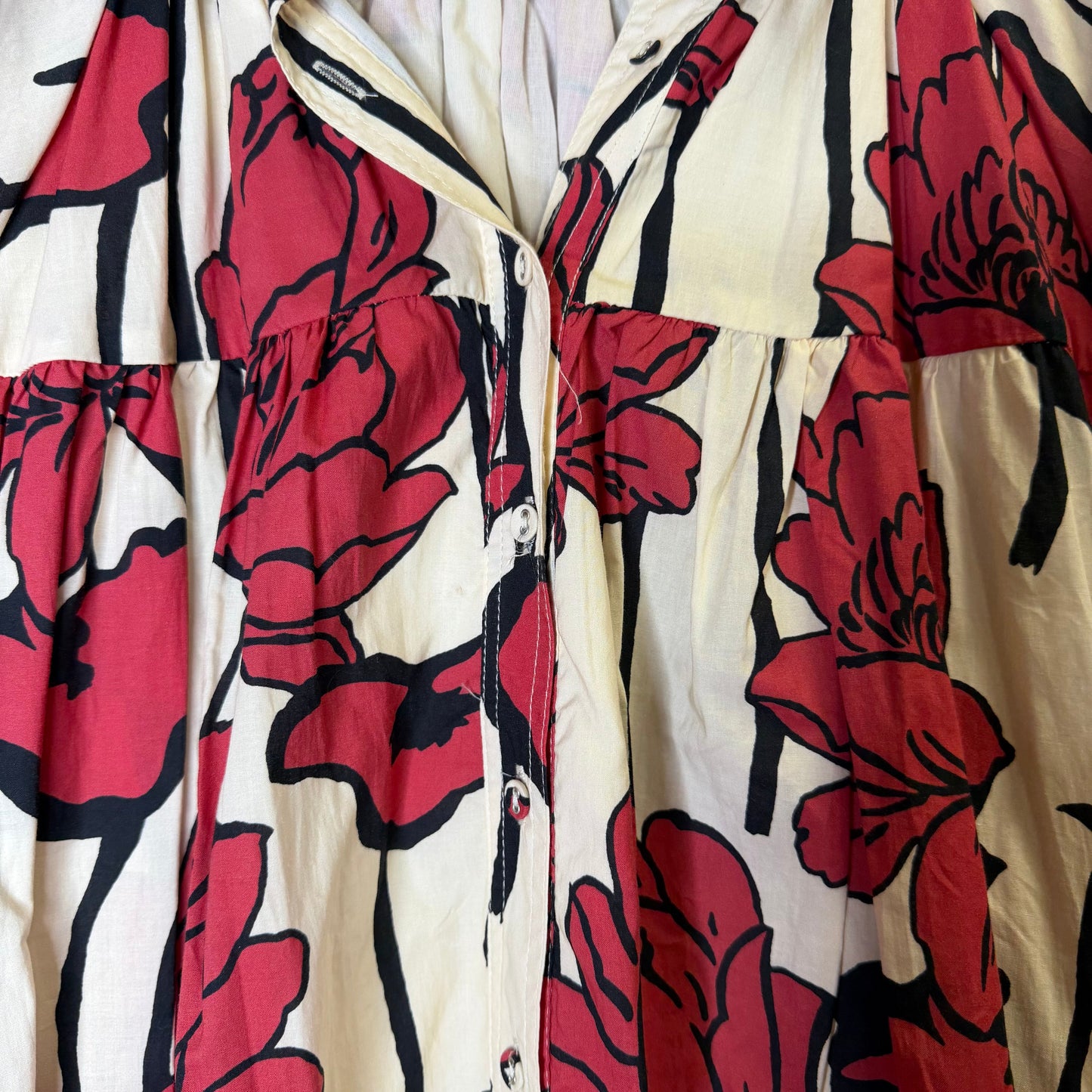 Dress Casual Short By Clothes Mentor In Floral Print, Size: Xs