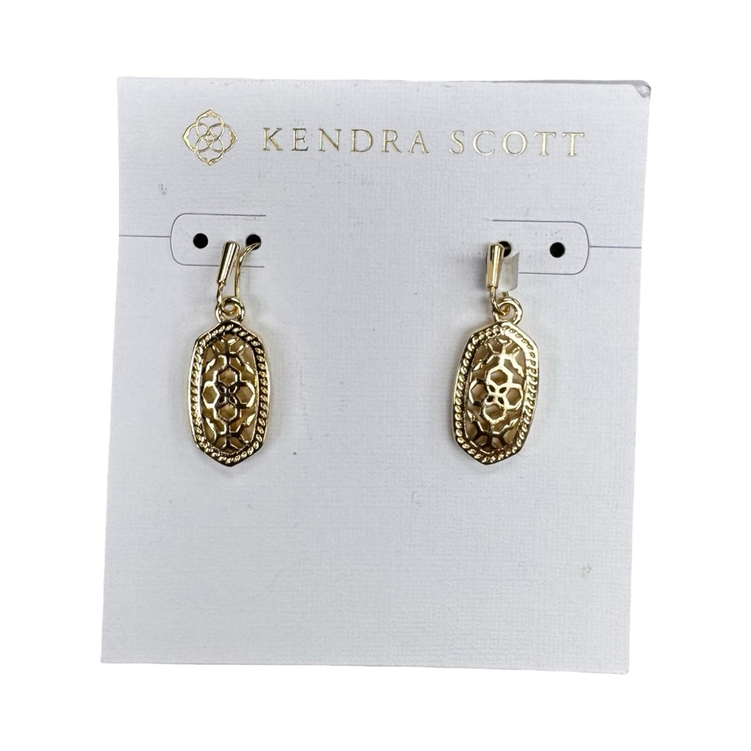 Earrings Dangle/Drop By Kendra Scott In Gold