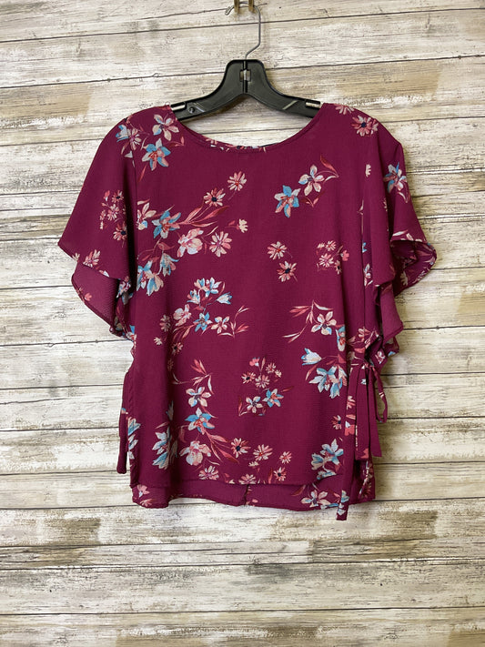 Top Ss By One Clothing In Purple, Size:S