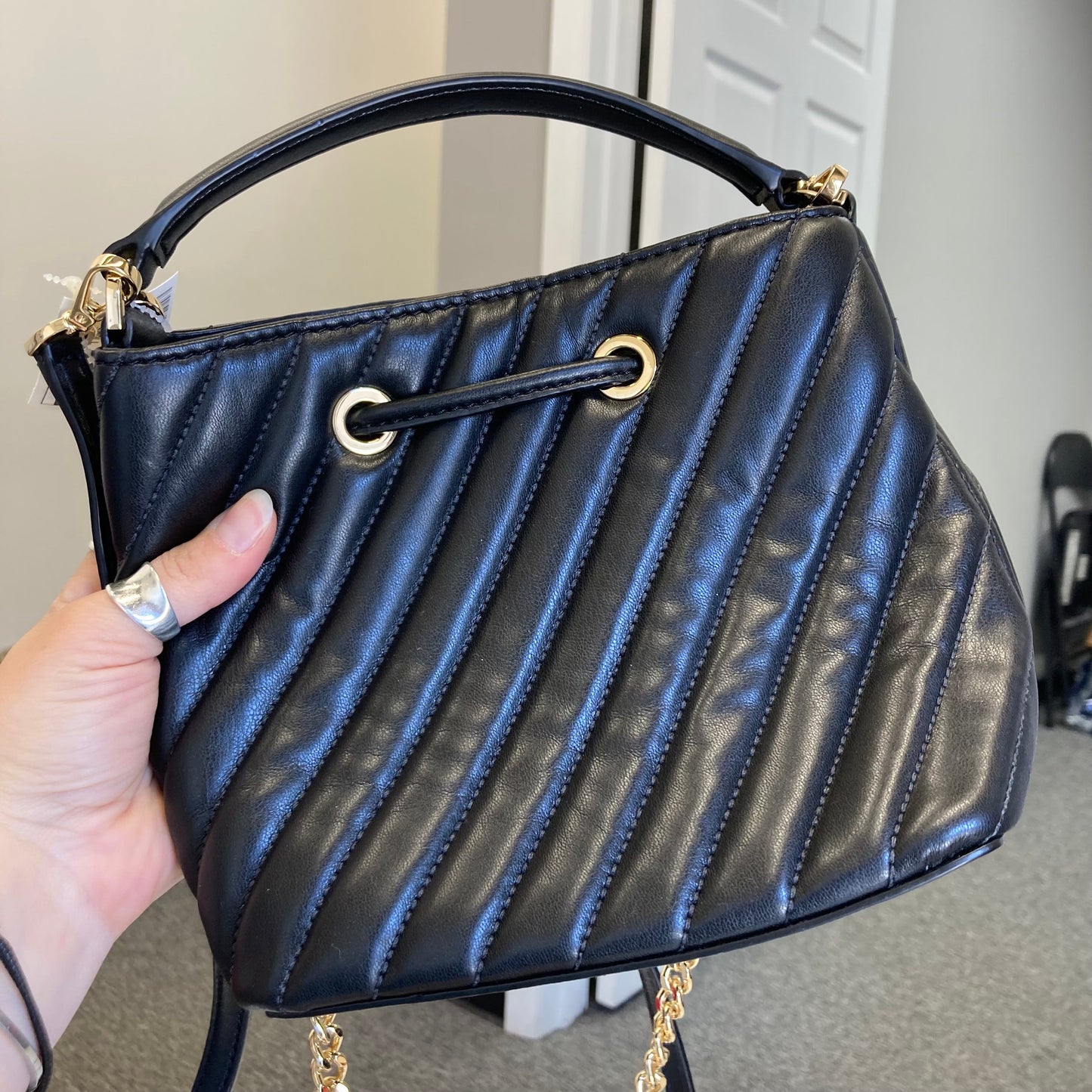 Crossbody Designer By Michael Kors In Black, Size:Small