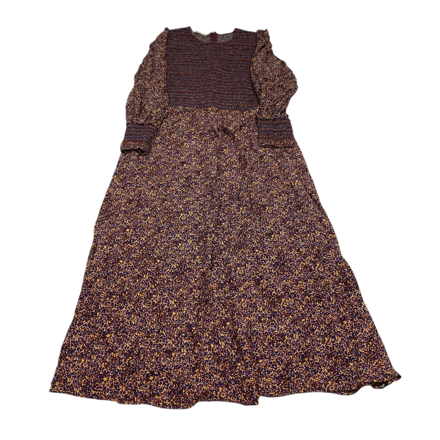 Dress Casual Midi By Sessun In Multi, Size:L