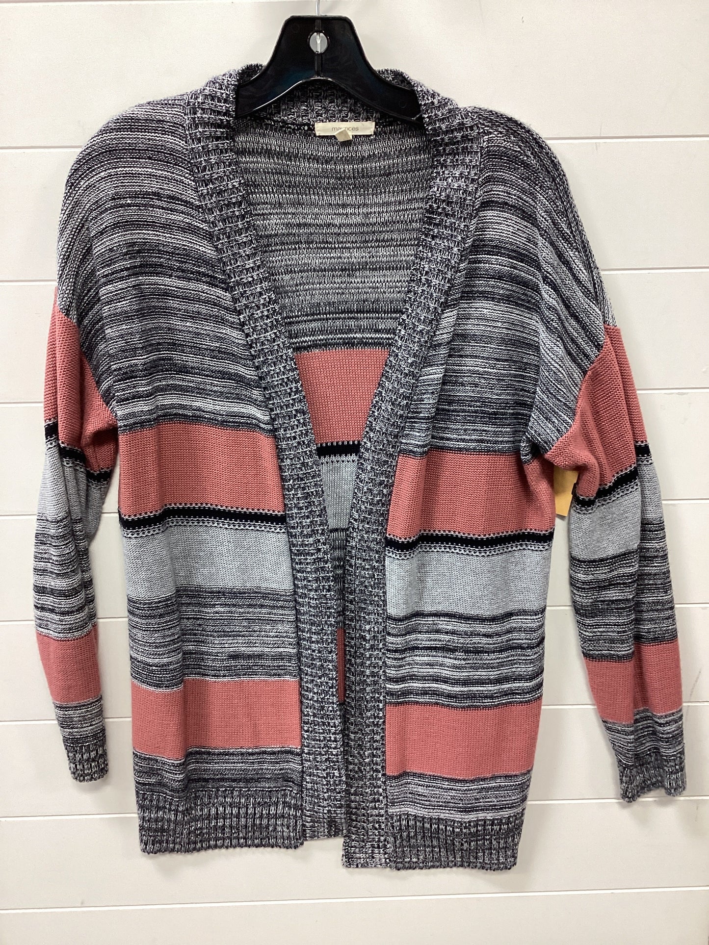 Cardigan By Maurices In Green & Pink, Size:M
