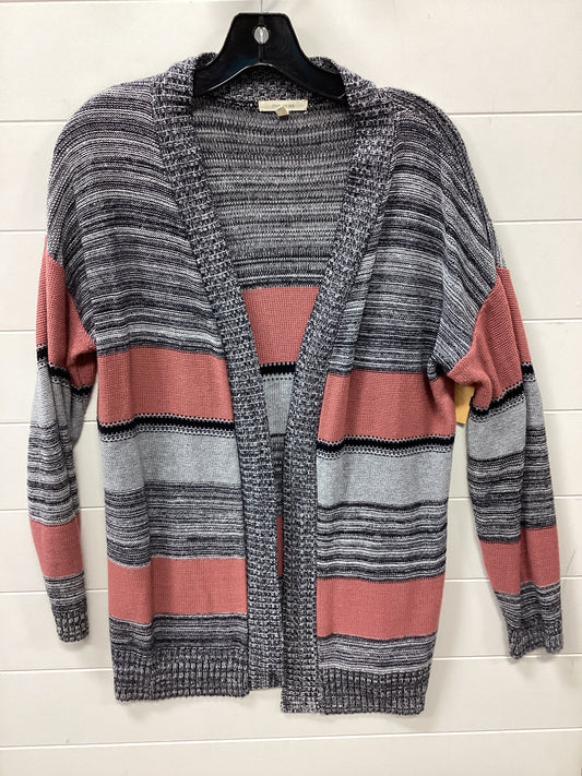 Cardigan By Maurices In Green & Pink, Size:M