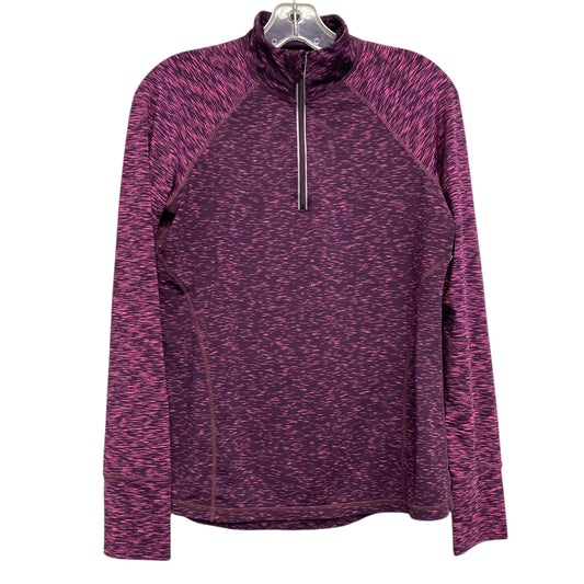 Athletic Top Ls Collar By Ideology In Purple, Size:S