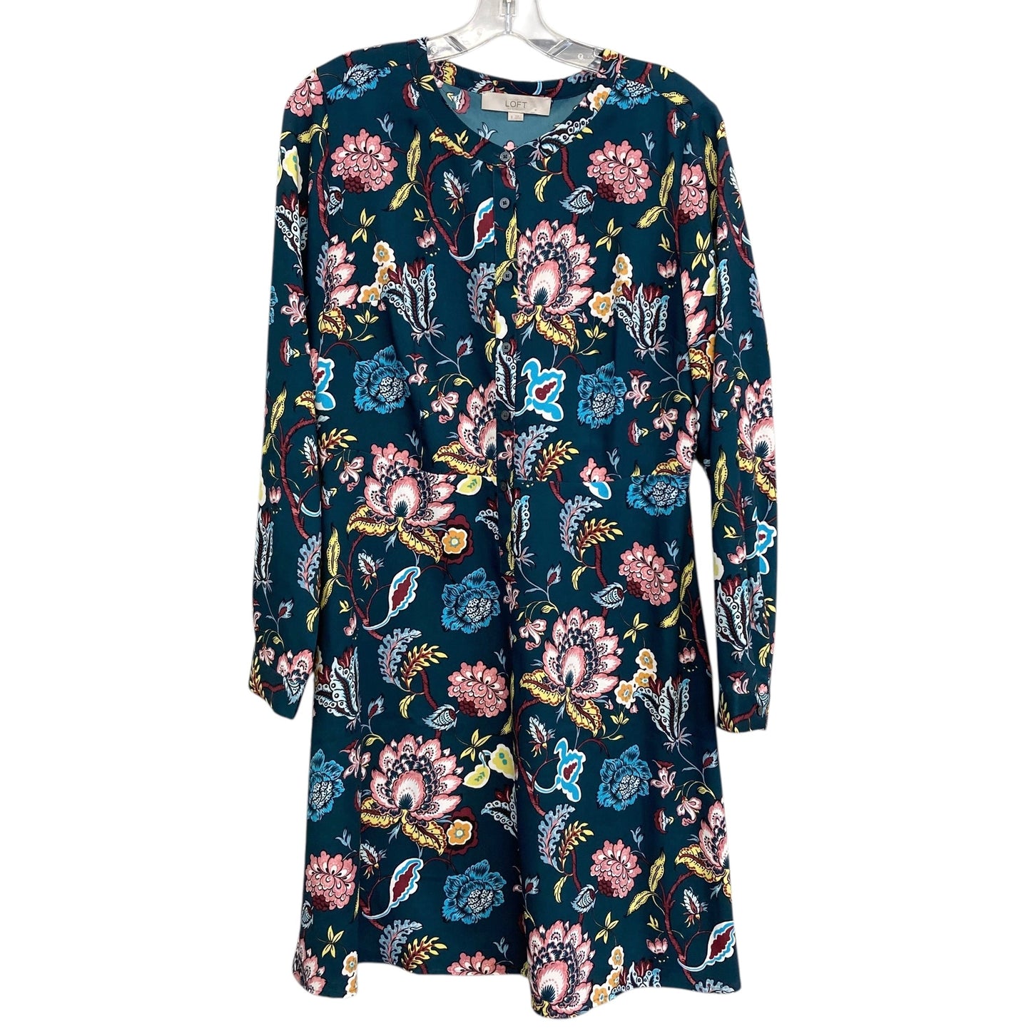 Dress Casual Short By Loft In Floral Print, Size:M