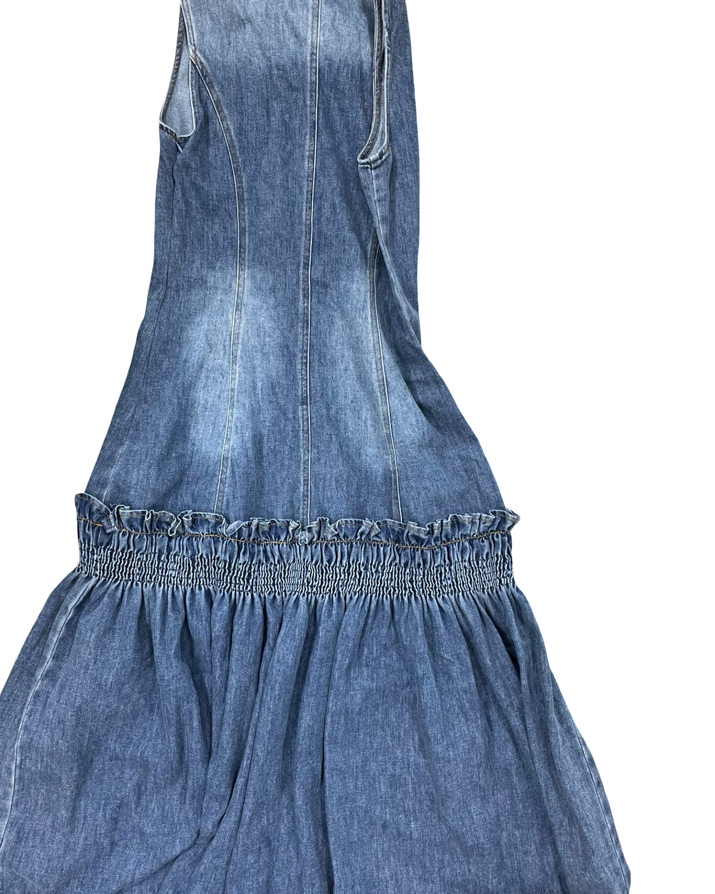 Dress Casual Maxi By Clothes Mentor In Blue Denim, Size:S
