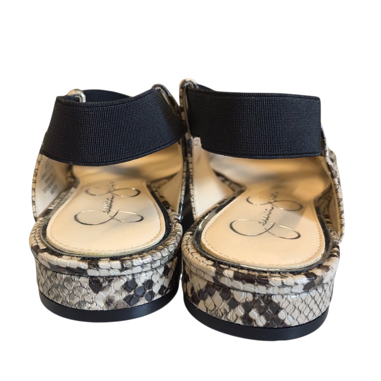 Shoes Flats By Jessica Simpson In Snakeskin Print, Size:8