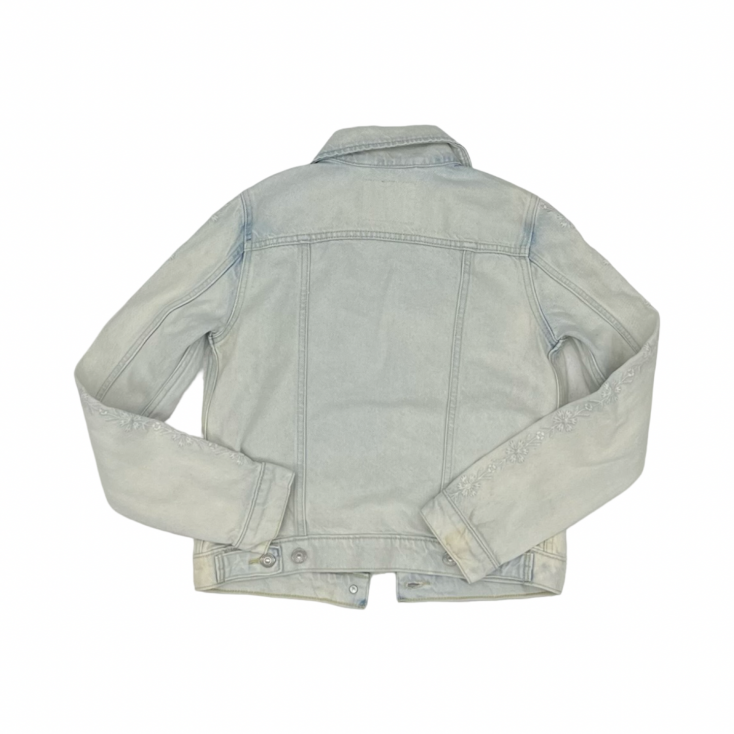 Jacket Denim By Levis In Blue Denim, Size:Xs