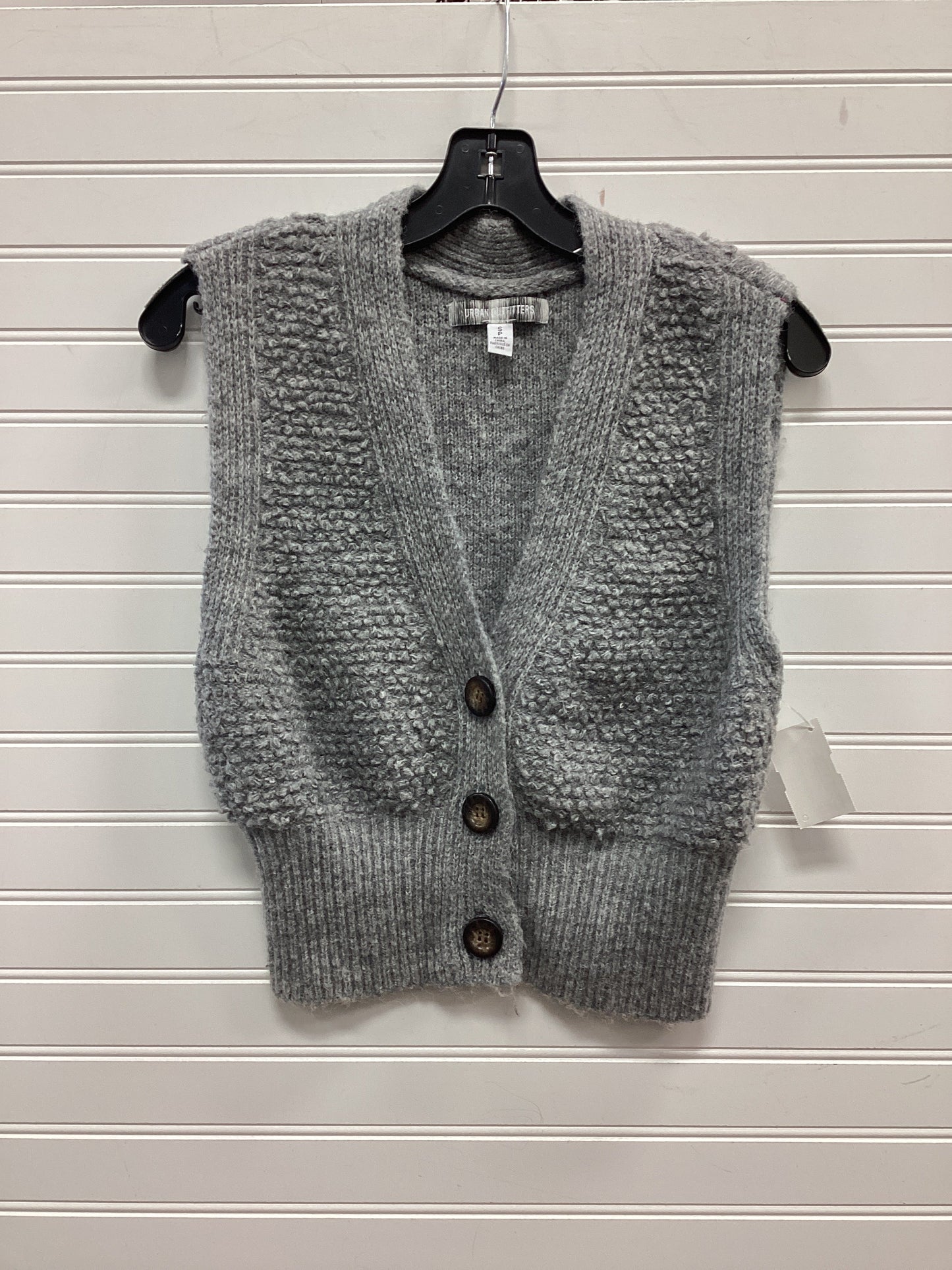 Vest Sweater By Urban Outfitters In Grey, Size:S