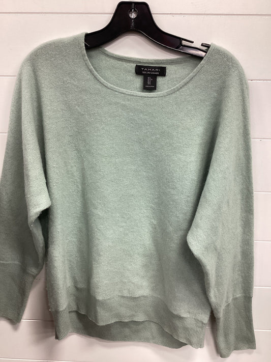 Sweater Cashmere By Tahari In Green, Size:L