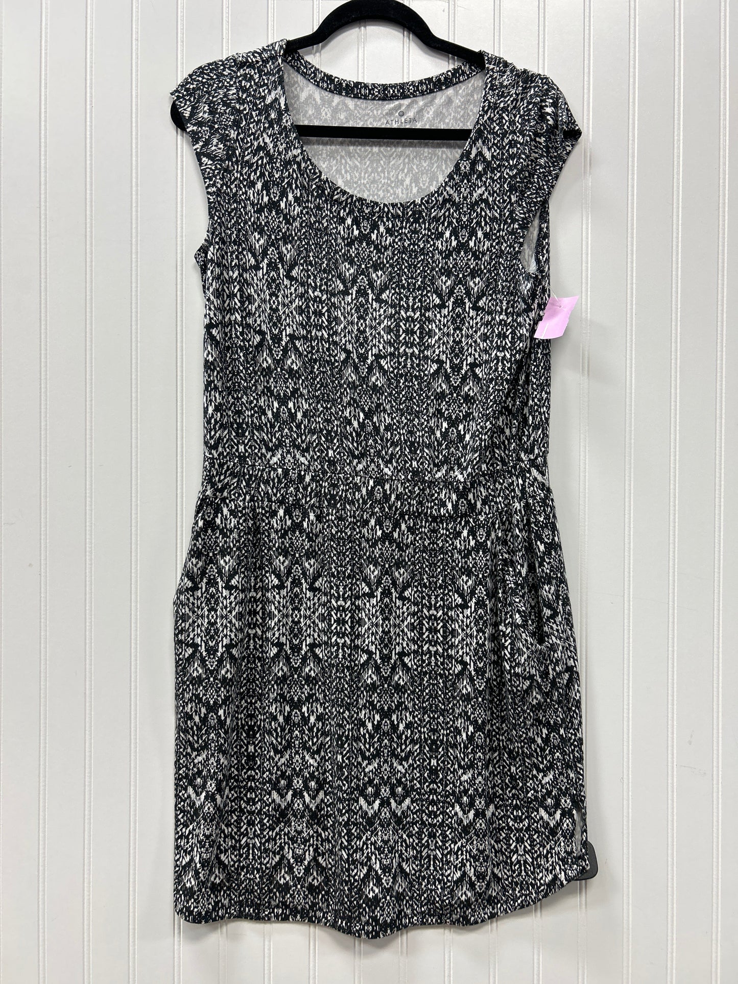 Athletic Dress By Athleta In Black, Size:M