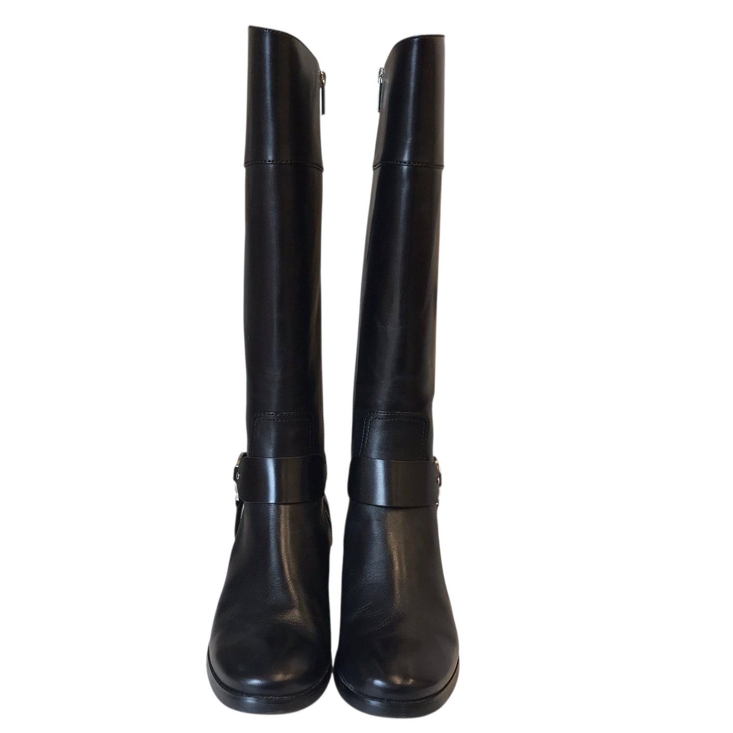 Boots Knee Flats By Michael By Michael Kors In Black, Size:9