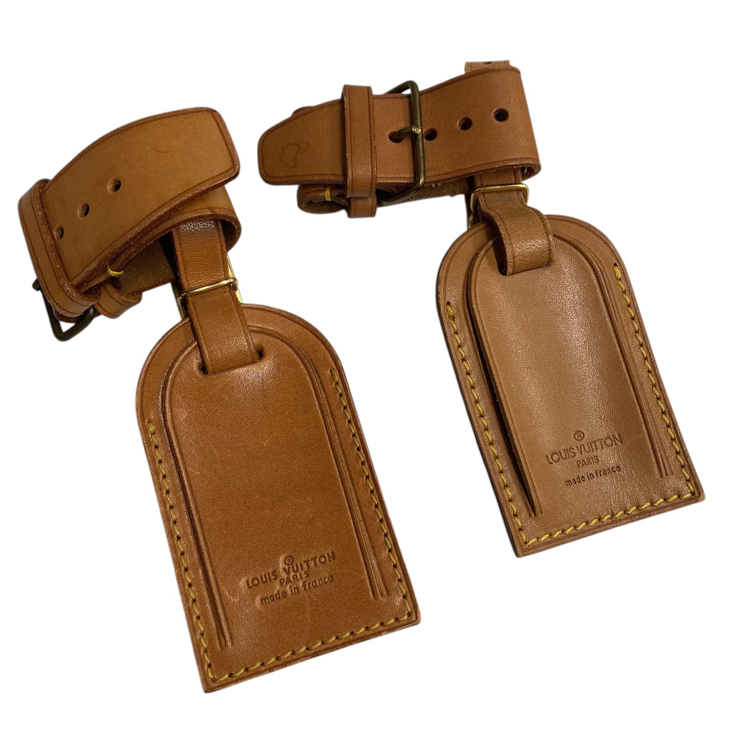 Luxury Designer Luggage Tags By Louis Vuitton In Brown