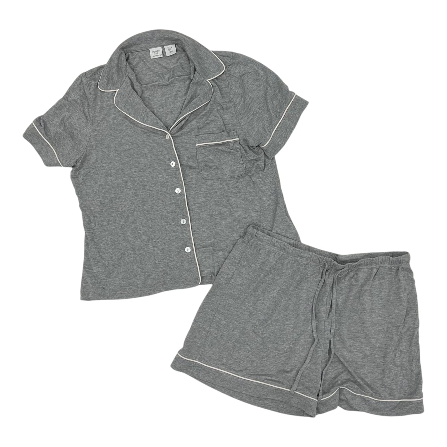 Pajamas 2Pc By Cupcakes And Cashmere In Grey, Size:L