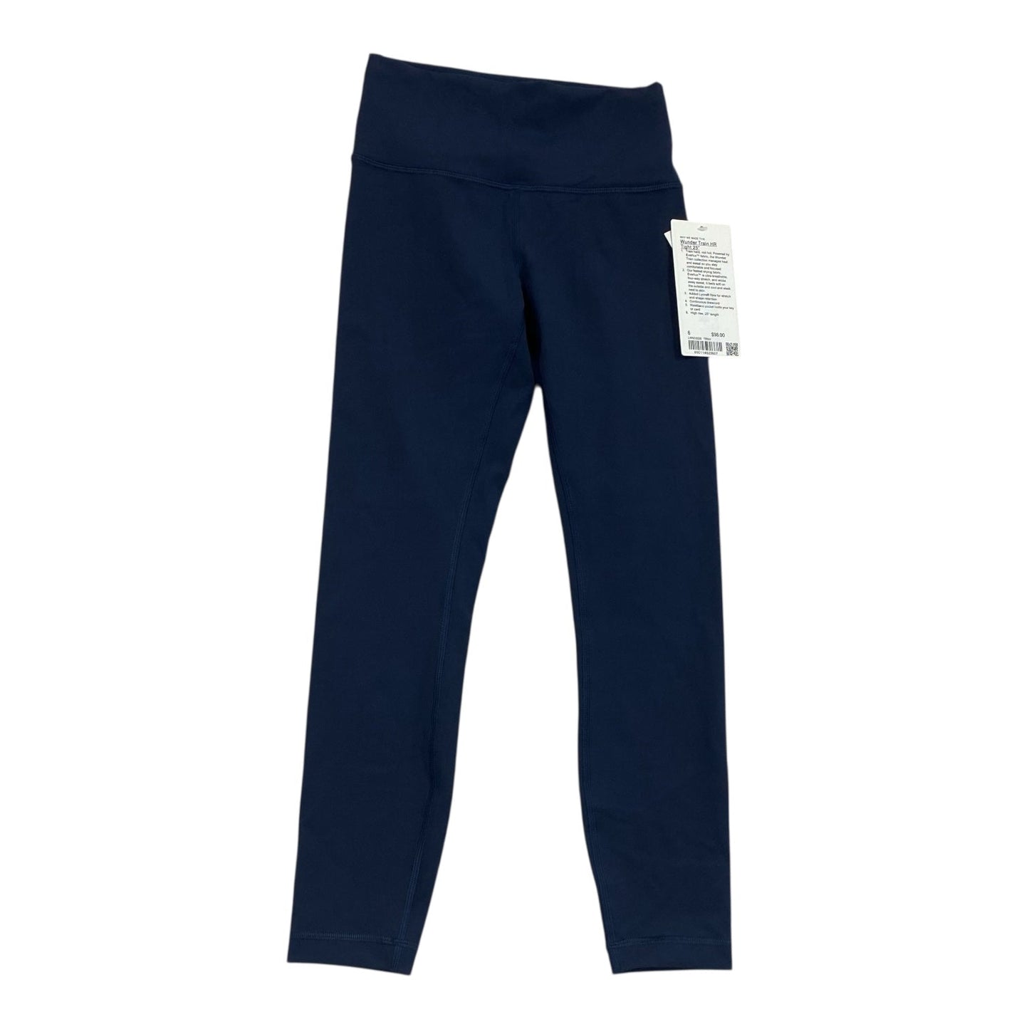 Athletic Leggings By Lululemon In Navy, Size:6