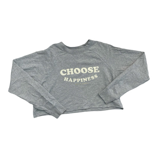 Sweatshirt Crewneck By Spiritual Gangster In Grey, Size:M