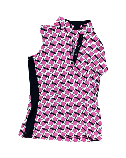 Top Sleeveless By Lucky In Love In Pink, Size:Xs