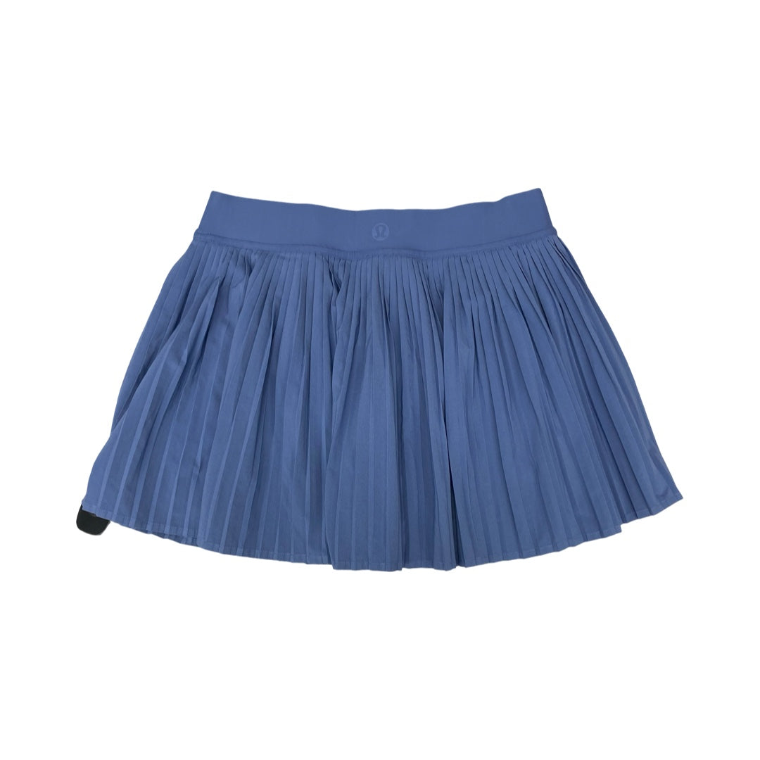 Athletic Skort By Lululemon In Blue, Size:6