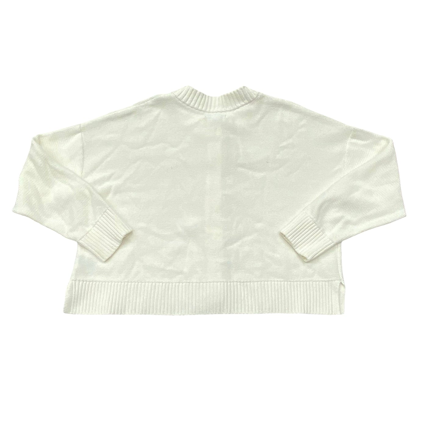 Sweater Cardigan By Quince In White, Size:M