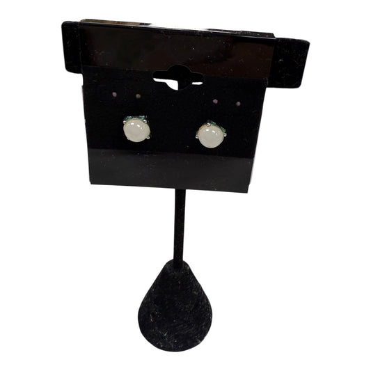 Earrings Stud  In White