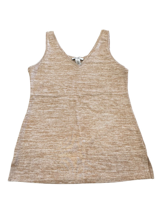 Top Sleeveless Basic By White House Black Market In Tan, Size:S