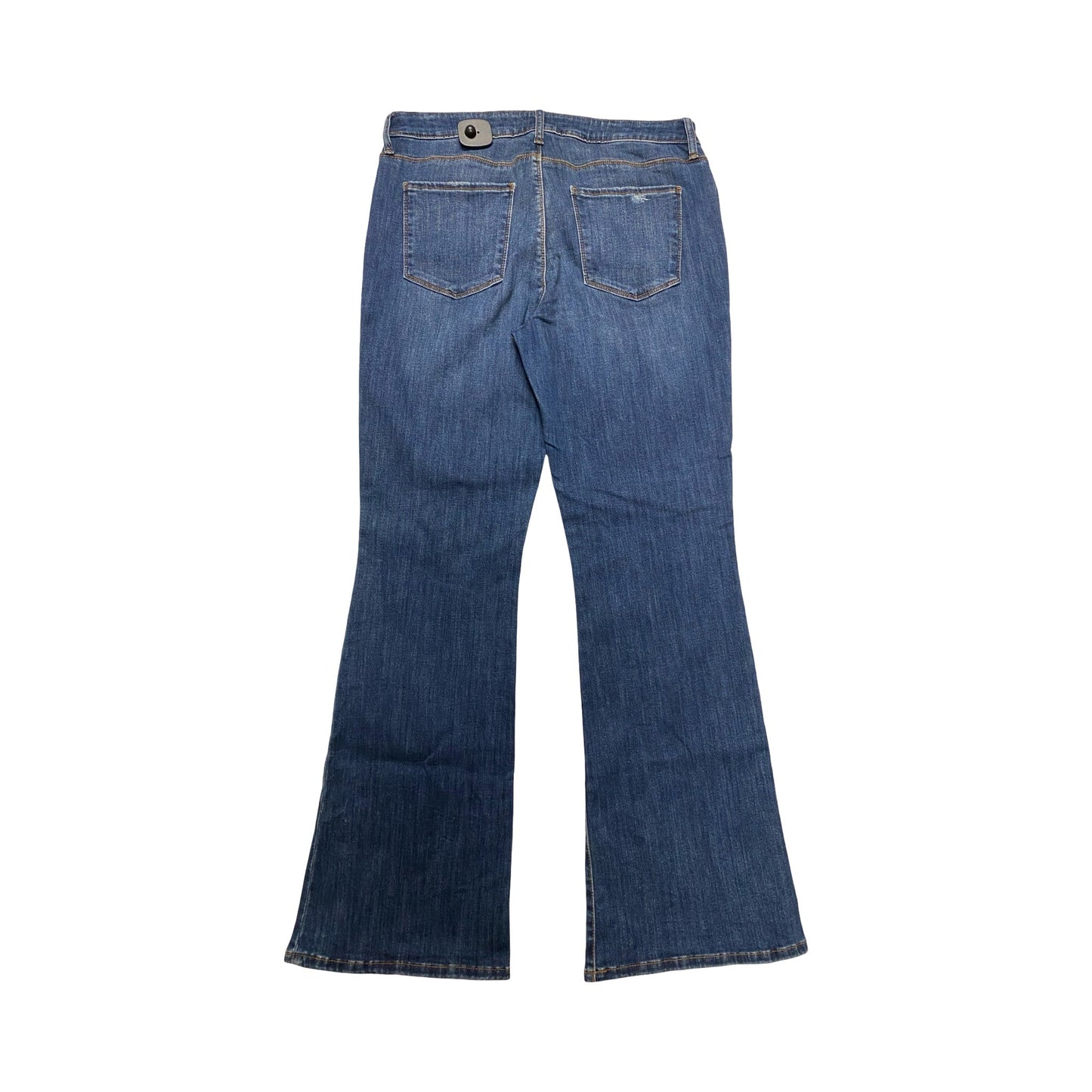 Jeans Flared By Kut In Blue Denim, Size:12