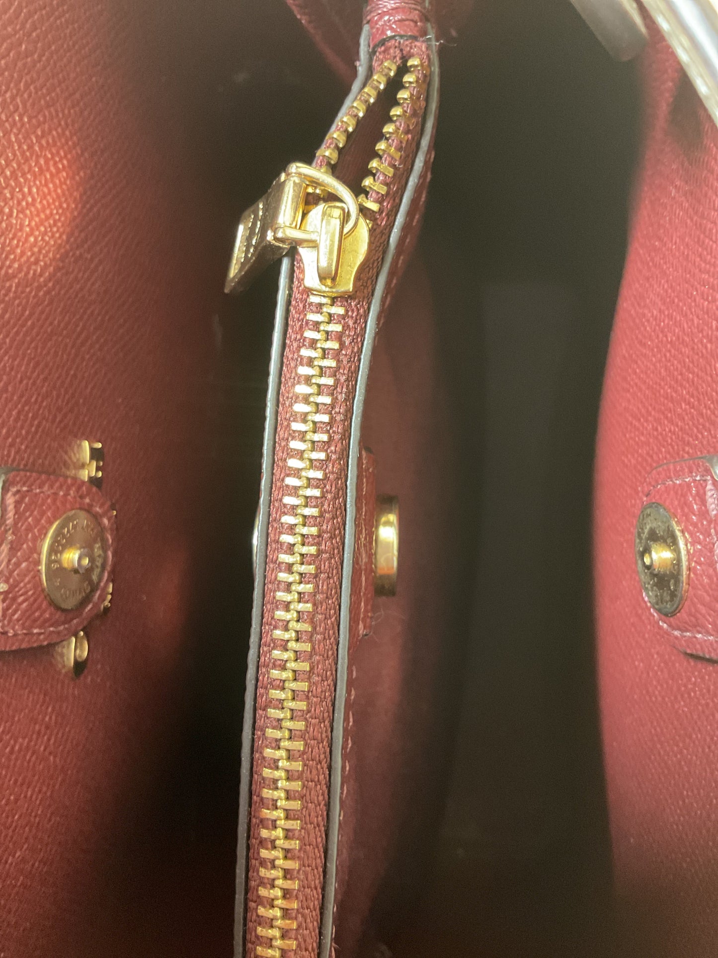 Handbag Designer By Coach In Cream & Tan, Size:Medium