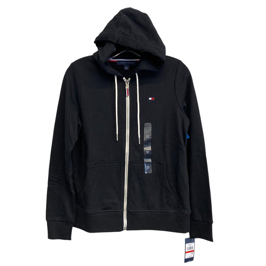 Athletic Jacket By Tommy Hilfiger In Black, Size:Xs
