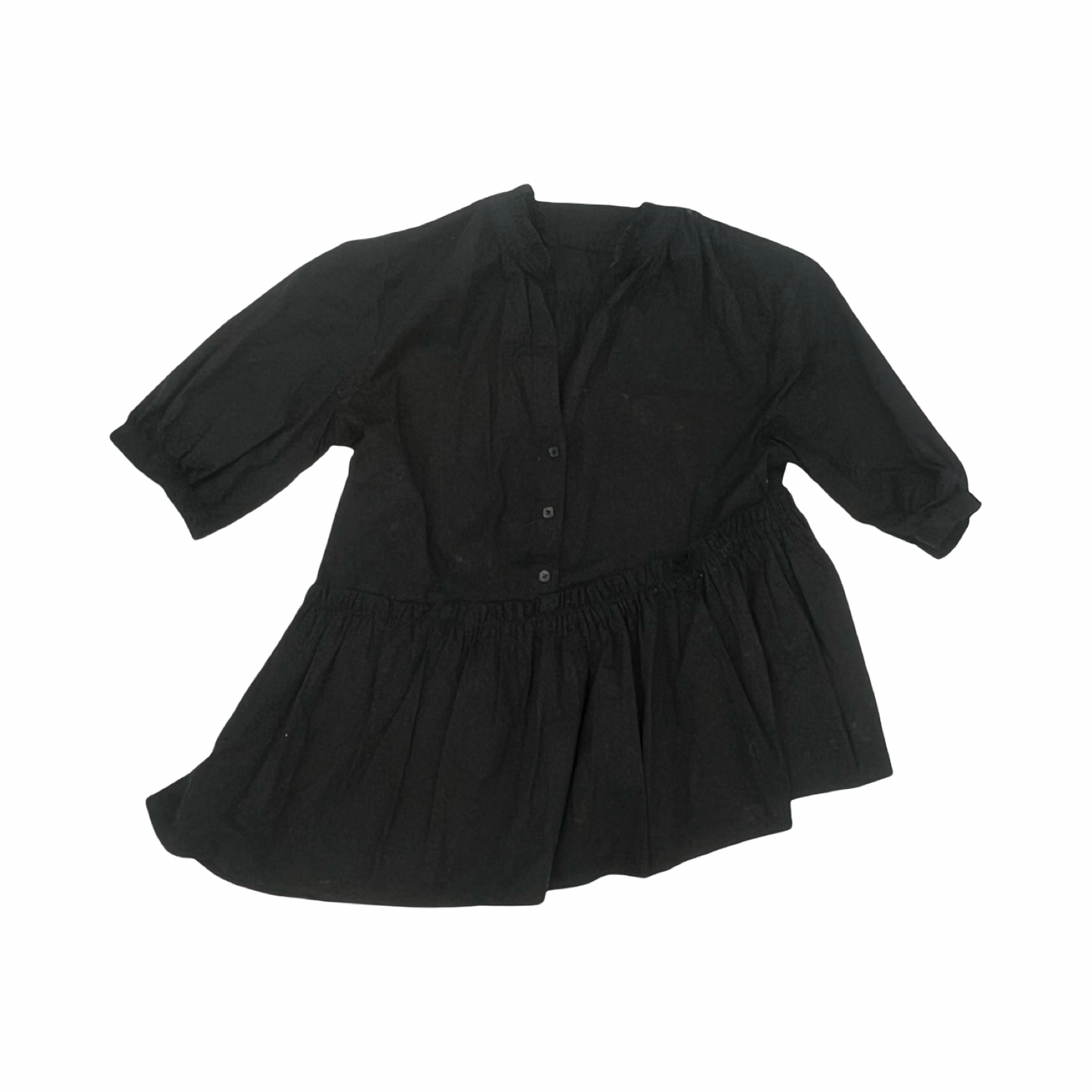 Blouse Ss By Scoop In Black, Size:S