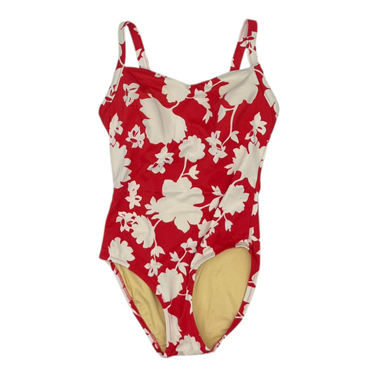 Swimsuit By Lands End In Red & White, Size:M