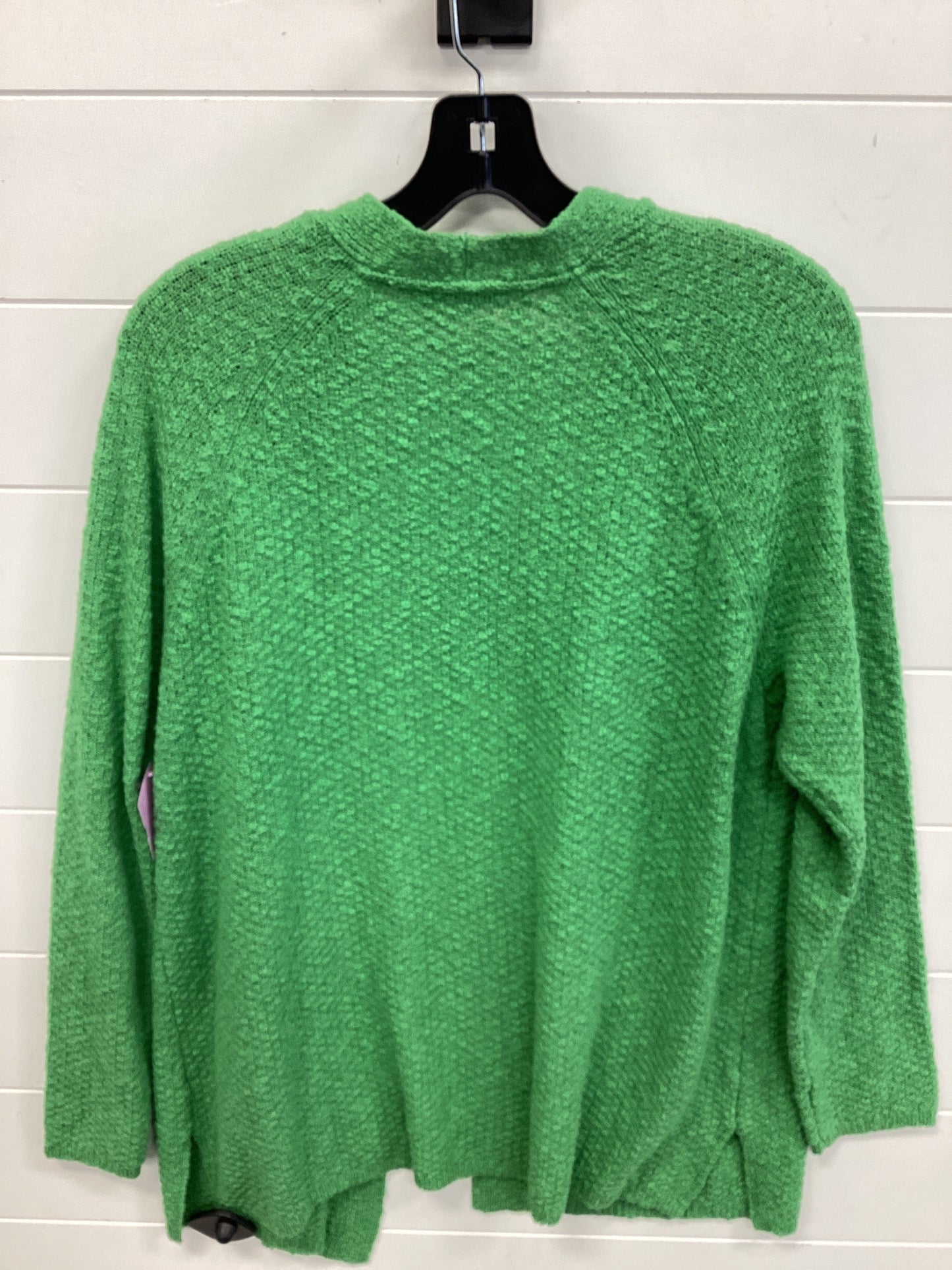 Cardigan By J. Jill In Green, Size:Mp