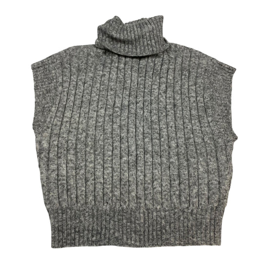 Vest Sweater By Just Fab In Grey, Size:L