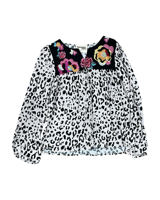 Top Ls By Savanna Jane In Leopard Print, Size:S