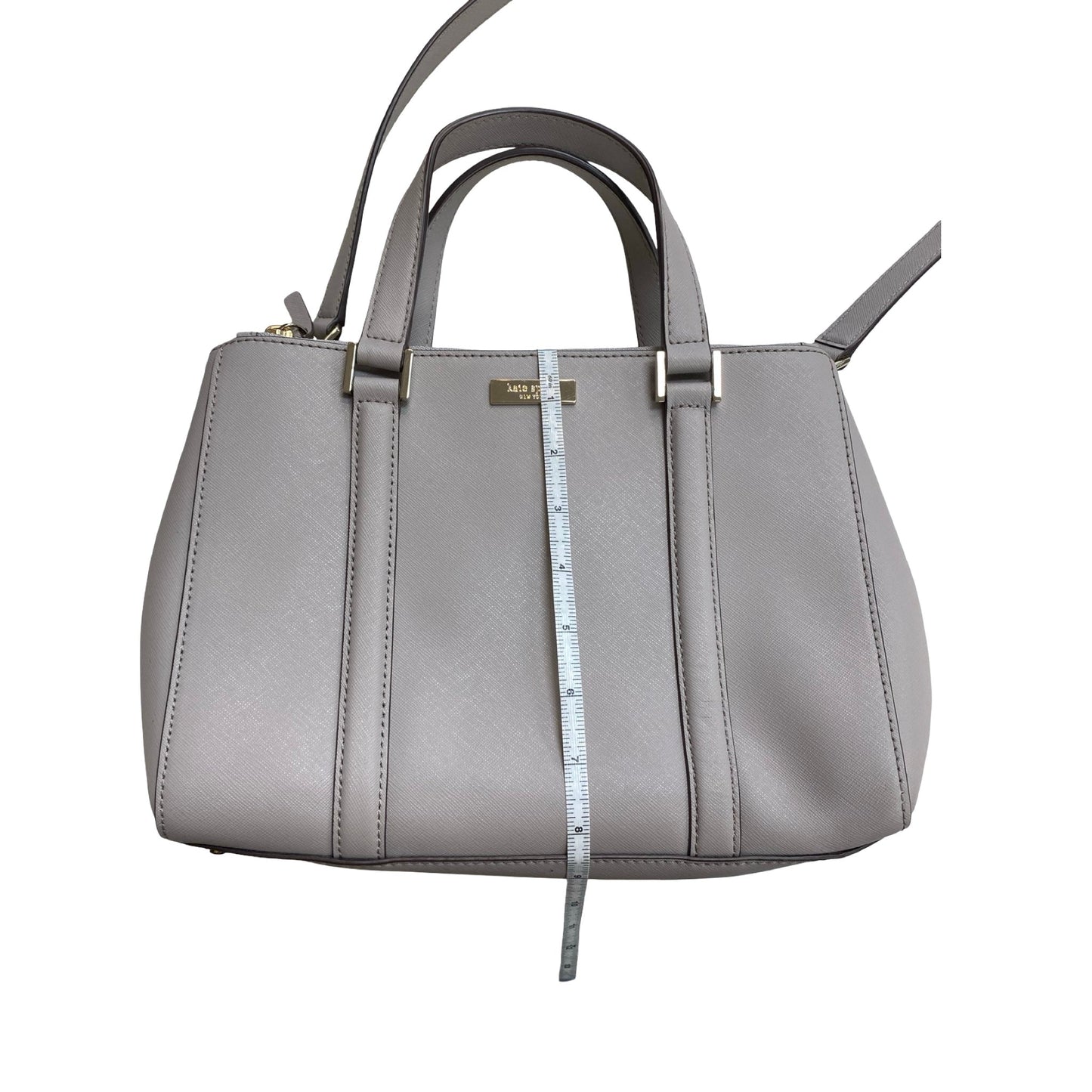 Handbag Designer By Kate Spade In Grey, Size:Medium