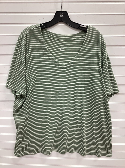 Top Ss By J. Jill In Green, Size:2X