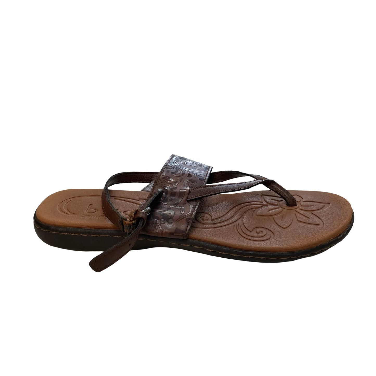 Sandals Flats By Boc In Brown, Size:8