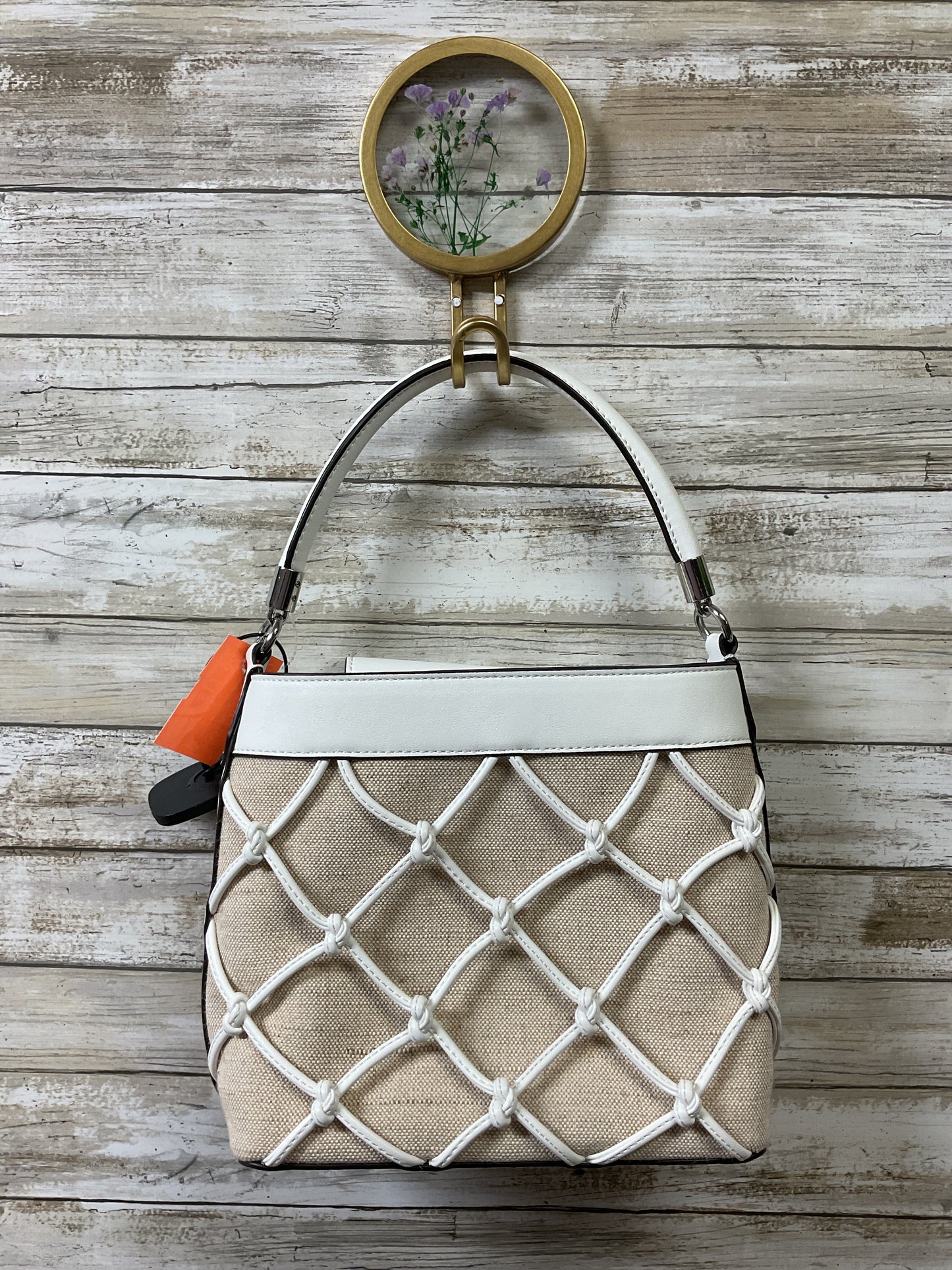 Handbag By Nine West In White, Size:Small
