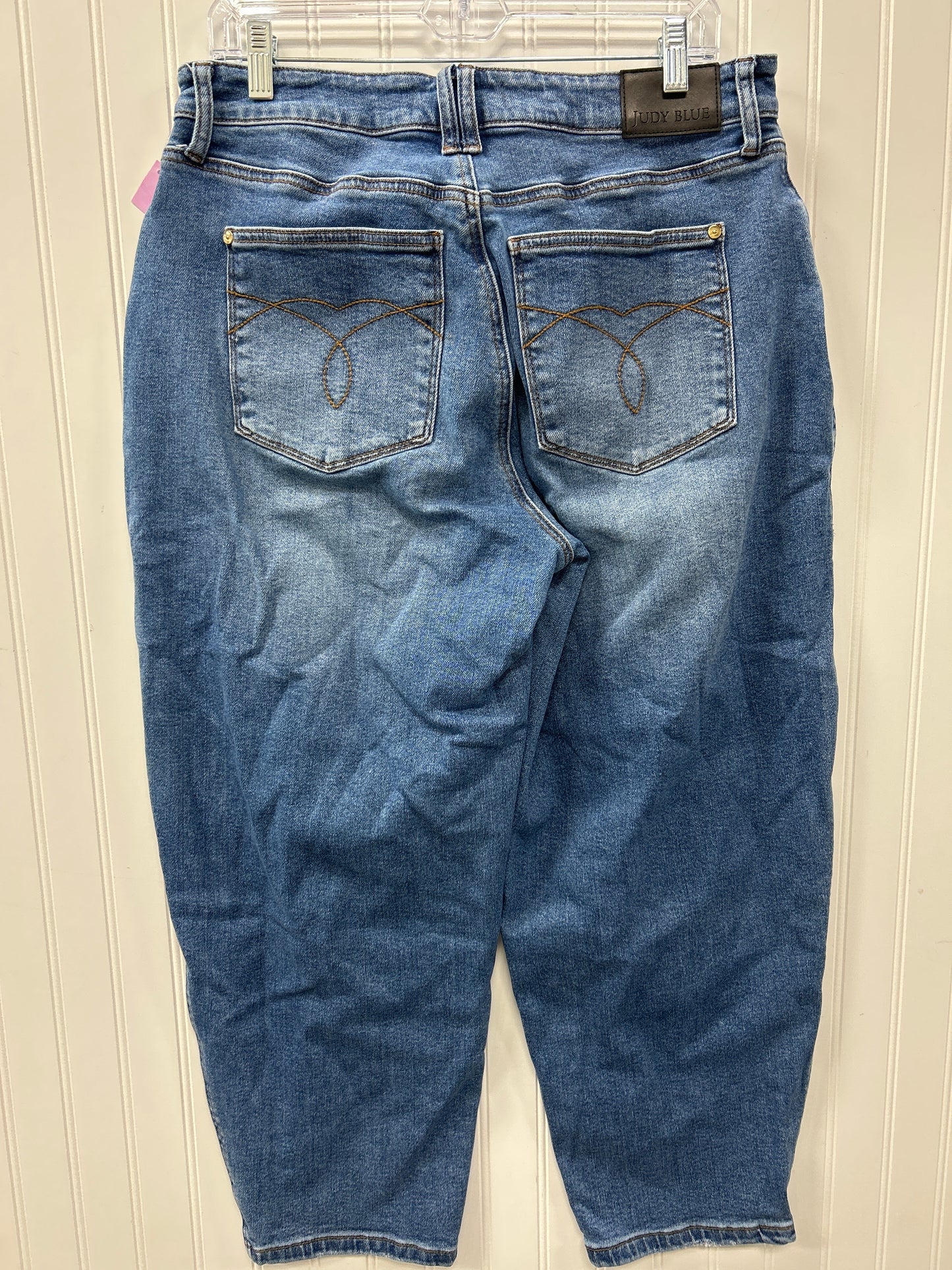 Jeans Wide Leg By Judy Blue In Blue Denim, Size:14