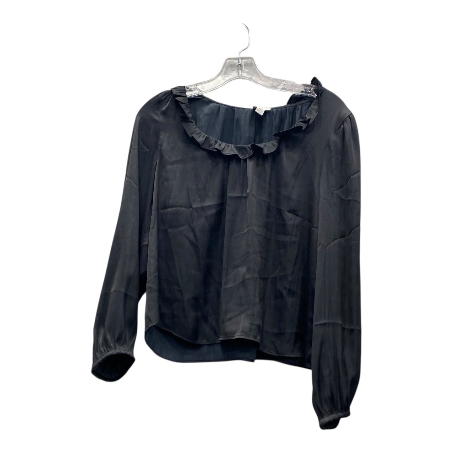 Top Ls By J. Crew In Black, Size:Lp