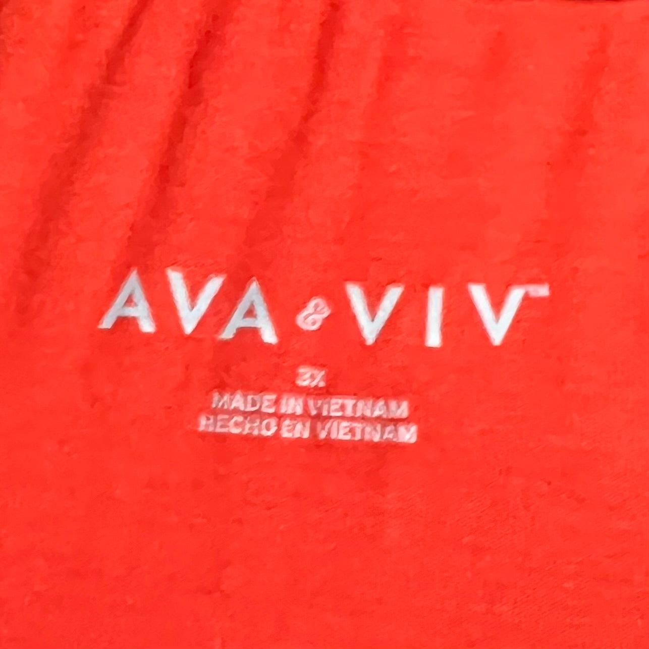 Skirt Midi By Ava & Viv In Orange, Size: 3x