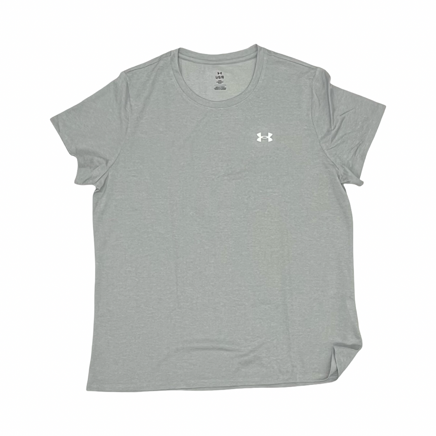 Athletic Top Ss By Under Armour In Grey, Size:L