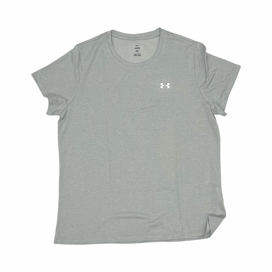 Athletic Top Ss By Under Armour In Grey, Size:L