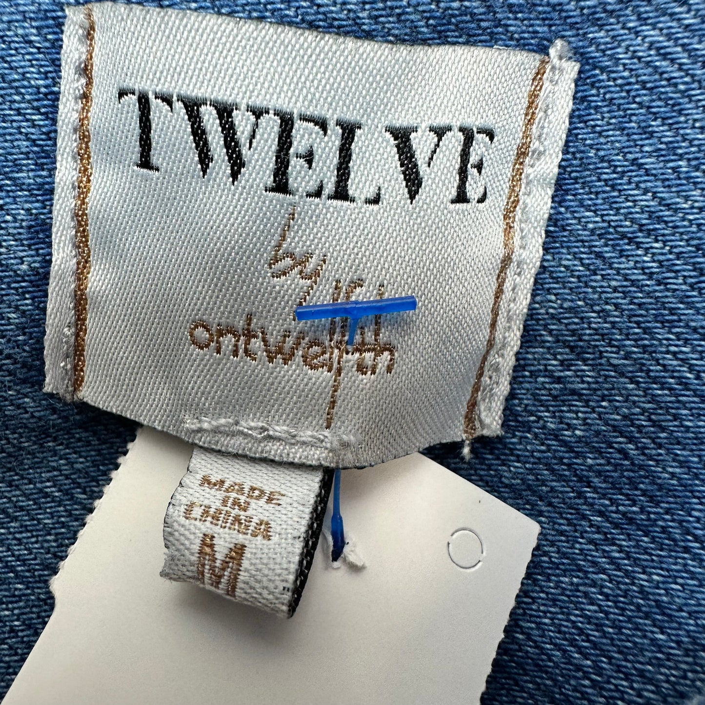 Jacket Denim By Clothes Mentor In Blue Denim, Size: M