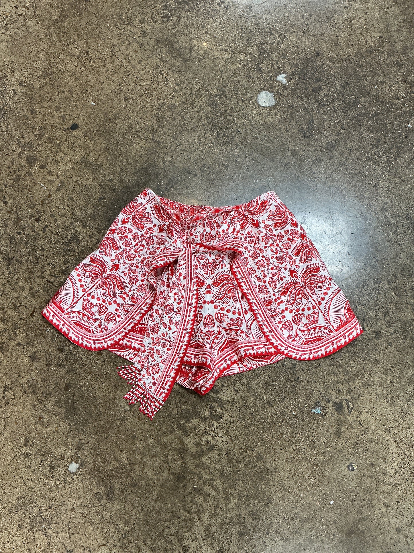 Shorts By Farm Rio In Red & White, Size:S