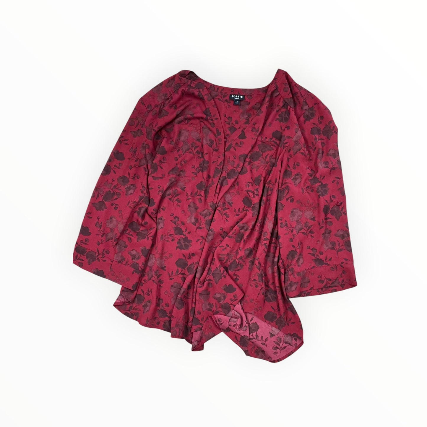 Top Ls By Torrid In Red, Size:2X