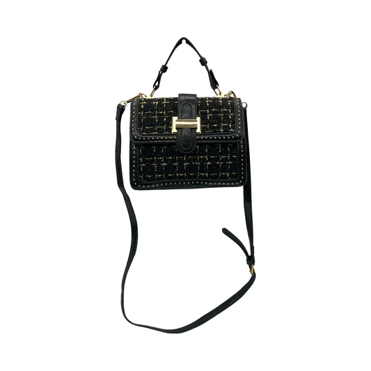 Crossbody By Cmf In Black & Gold, Size:Small